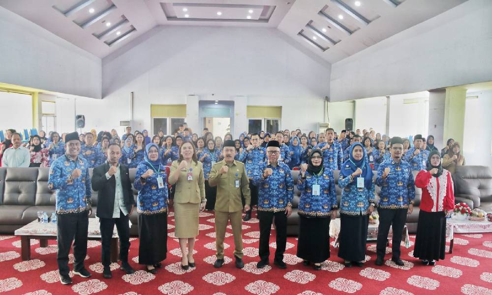 Sekdaprov Sumut Buka Pelatihan Keterampilan Anggota Korpri Menjelang Purnabakti